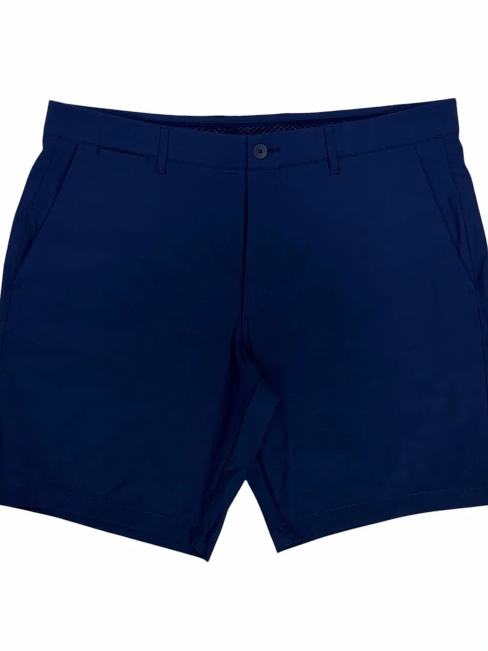Holderness Bourne Slater Shorts Men 36 Blue 8” Performance Golf Tailored Stretch